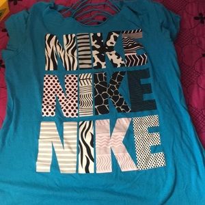 Opened shirt from the back